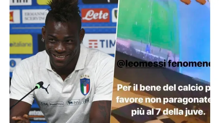 Balotelli se la pudrió a Cristiano en las redes.
