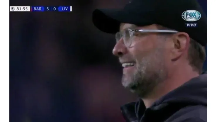 Hasta él lo disfrutó: la cara de Klopp tras ver el golazo de tiro libre de Messi