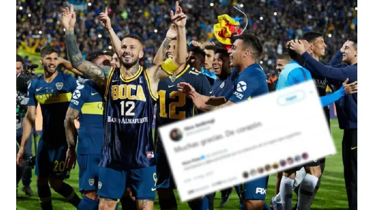 Los jugadores de Boca festejaron el título.
