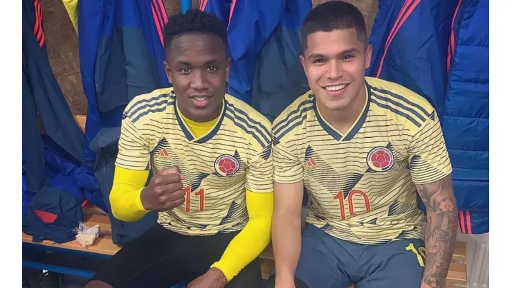 El 'Cucho' Hernández ya está concentrado con la Selección Colombia sub20