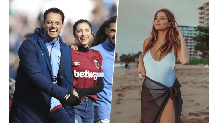 Foto de Javier Hernández con Sarah.
