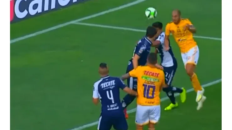 Guido Pizarro hizo el primero de Tigres y quedó tirado en el césped