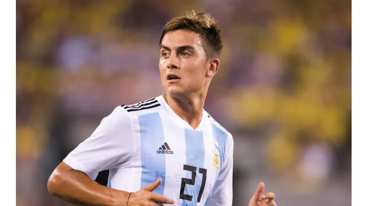 Paulo Dybala en la Selección Argentina.
