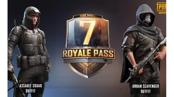 PUBG Mobile: Royale Pass de la Temporada 7 "Cooperación Militar"