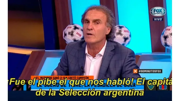 Ruggeri felicitó a Vignolo por la nota a Messi: "Dejaste que le hable a los argentinos"