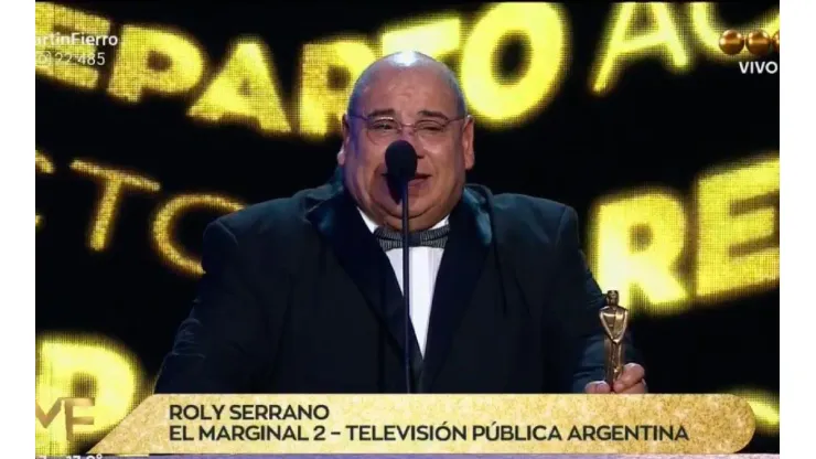 Roly Serrano ganó el premio a 'Mejor actor de reparto'.
