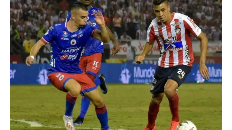 Pasto vs Junior por la Liga Águila.
