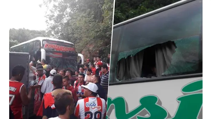 Ataques con piedras y estrelladas: así van las caravanas de hinchas a la final en Bogotá