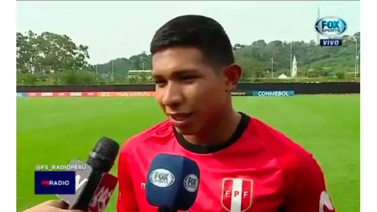 Edison Flores tuvo una molestia a principios de semana
