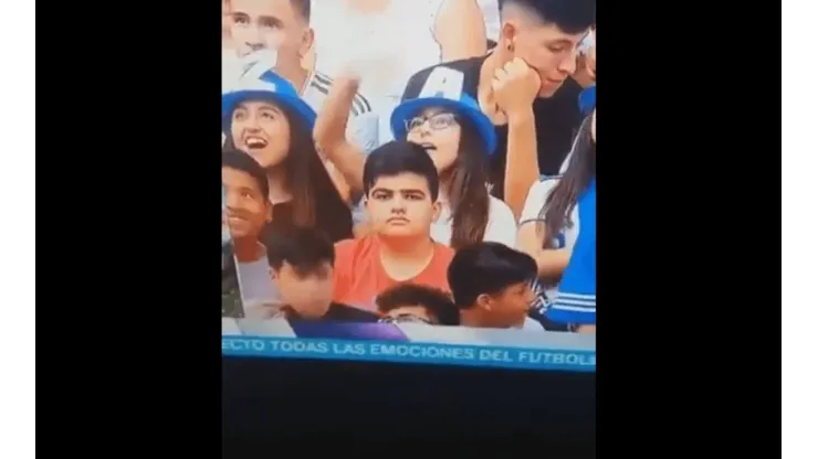 Foto del niño que no tenía un buen día.
