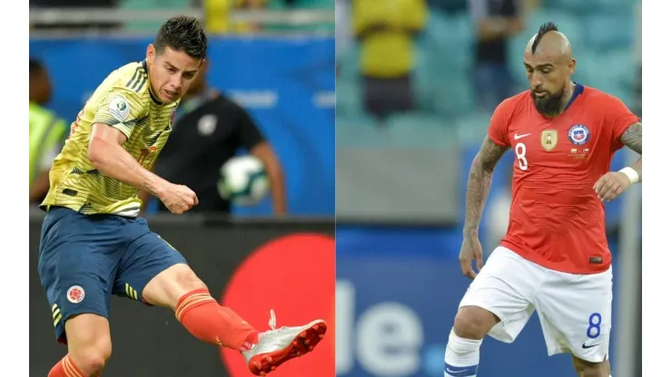 Vidal confirmó si hay o no apuesta con James para el partido Colombia-Chile