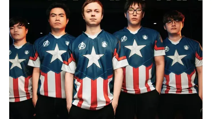 Marvel llega al League of Legends: ¡La nueva camiseta de Team Liquid del Capitan América!