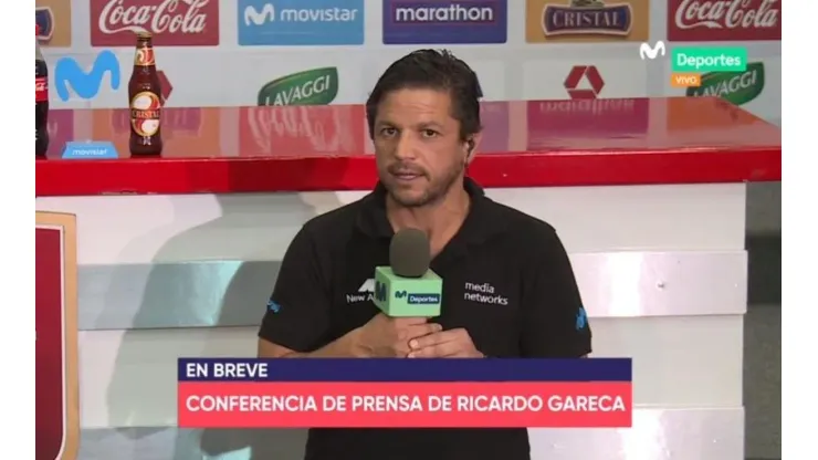 Pedro García, periodista de 'Movistar Deportes'.
