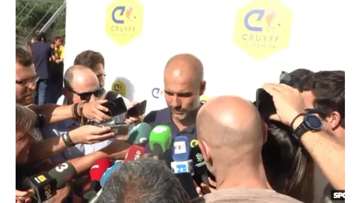 Josep Guardiola no está del todo seguro.
