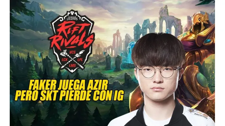 League of Legends: Faker y una jugada magistral con Azir pero IG vence a SKT y acaba con el invicto de la LCK