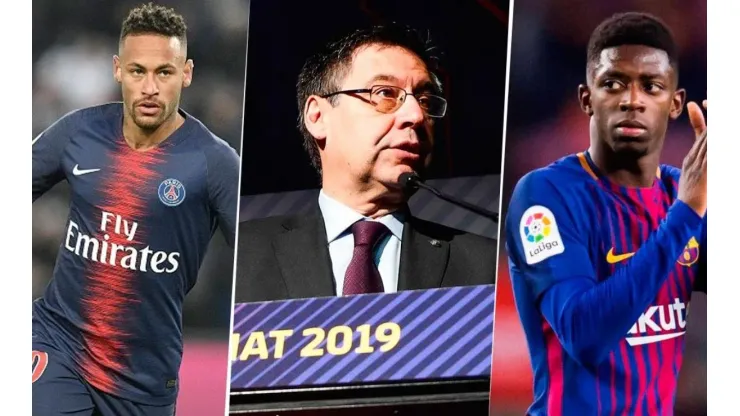 Bartomeu sabe que Neymar se quiere ir del PSG, pero advierte: "Sigo pensando que Dembelé es mejor"