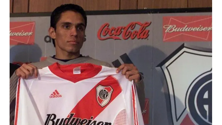 Virviescas en su presentación en River Plate.
