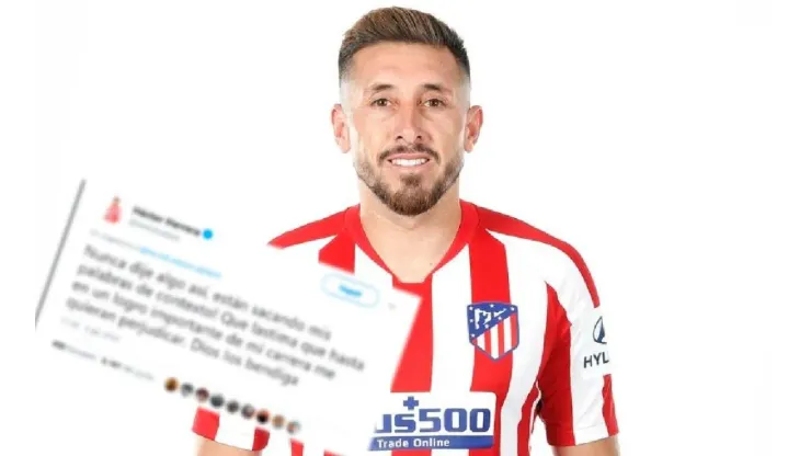 Héctor Herrera se enfadó con Diario Récord.
