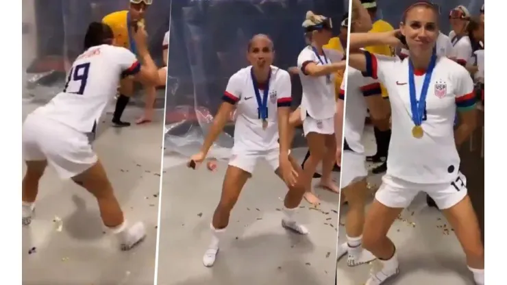 El baile de Alex Morgan.
