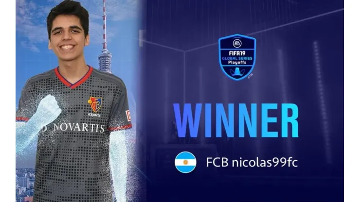 Nicolás Villalba se consagró en los Playoffs y es el gran candidato a ganar la Copa del Mundo de FIFA