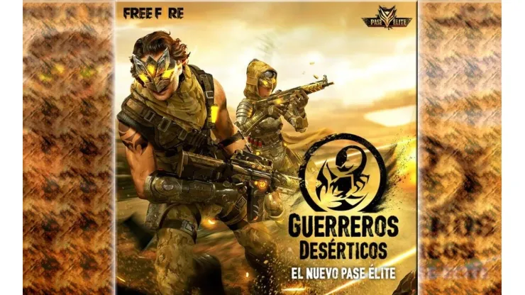 Free Fire lanza su Pase Élite: Guerreros Desérticos