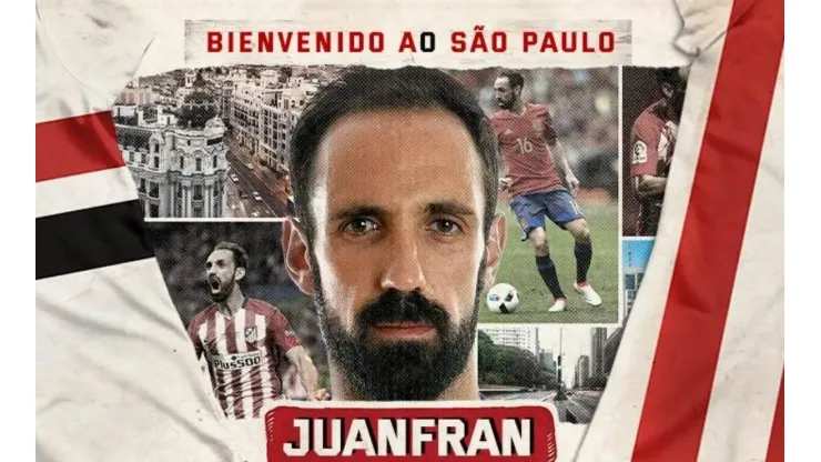 Equipo galáctico: ahora San Pablo anunció el fichaje de Juanfran