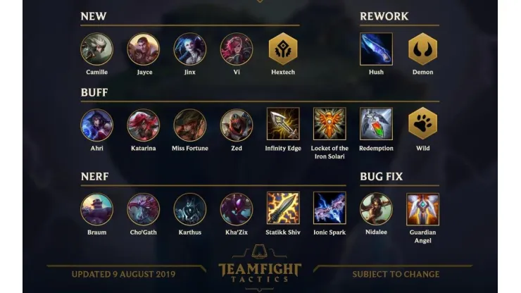 ¡Rework para los Demonios y llegan los Hextech! Riot revela los cambios del Teamfight Tactics