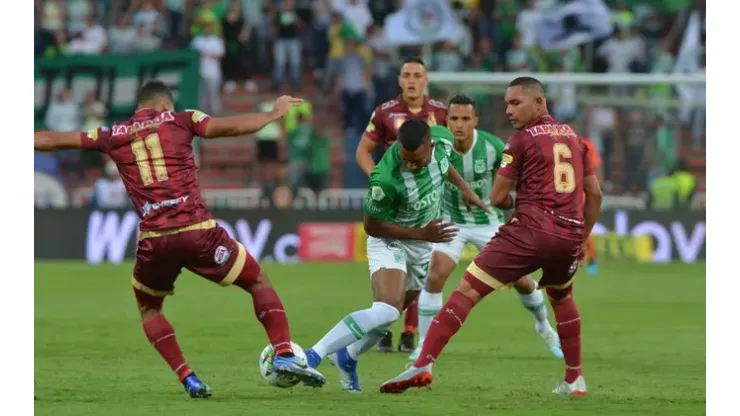 Deportes Tolima venció a Nacional por el juego de ida de los cuartos de final de la Copa Águila 2019.
