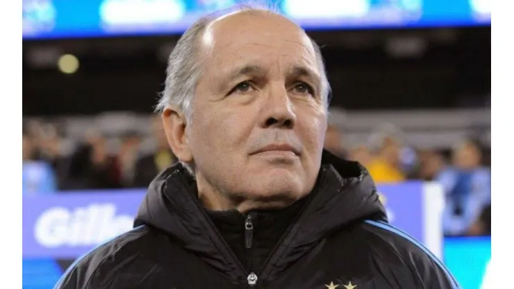 Alejandro Sabella en la Selección Argentina.
