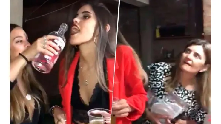 Video viral: vio a su hija tomando alcohol y puso una cara diabólica