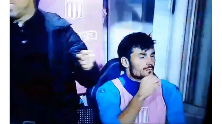 No lo vio nadie: el gesto de Javi García tras el gol de Racing en La Bombonera