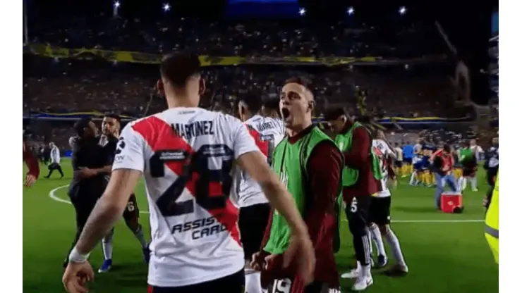 "¡En su cancha, en su cancha!": Santos Borré desatado en la celebración de River Plate