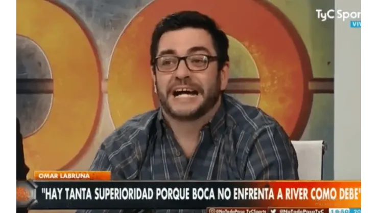 Beltramo a Glait: "Te vas a morir y no vas a ver a la hinchada de Boca tirándole maíz a su equipo"