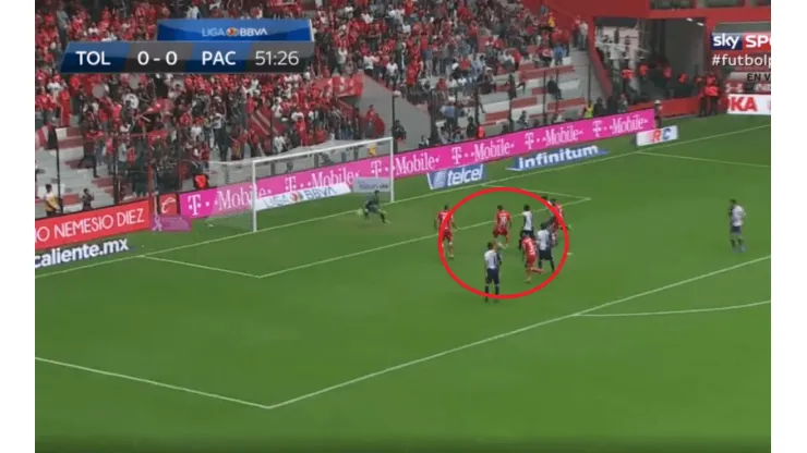 Luis Hernández entró por la lesión de Fernando Tobio y marcó el gol de Toluca