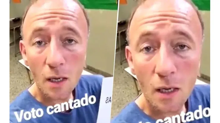 ¿Qué hace, señor? Cortese subió un video votando y se hizo viral enseguida