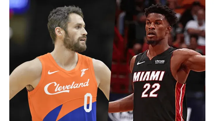 Pelea, pelea: Kevin Love le tiró con todo a Jimmy Butler y este le respondió con más fuerza