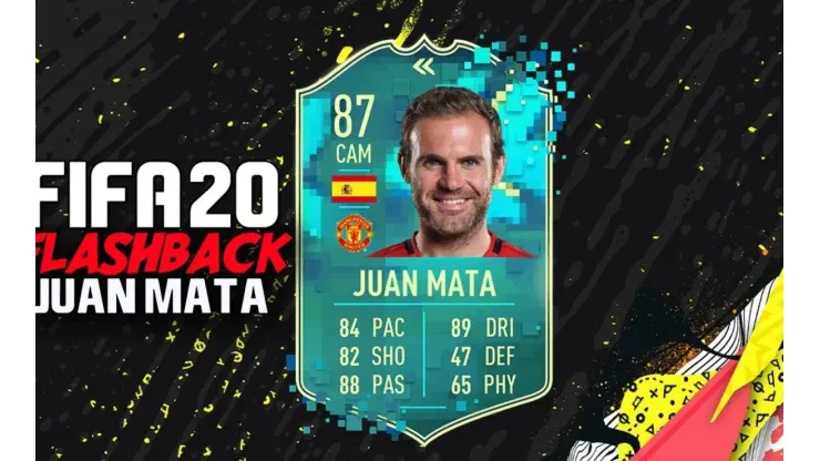 Juan Mata disponible como Flashback SBC en el FUT del FIFA 20