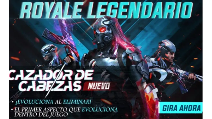 Cazador de Cabezas ya disponible en Free Fire ¡El primer Traje Legendario!