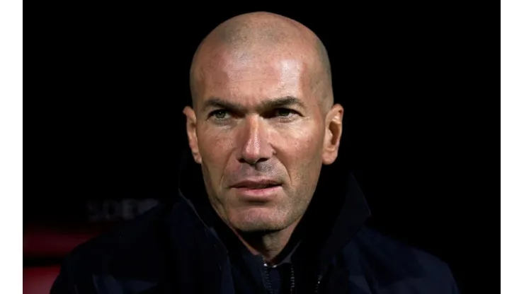 Foto de Zinedine Zidane, entrenador del Real Madrid.
