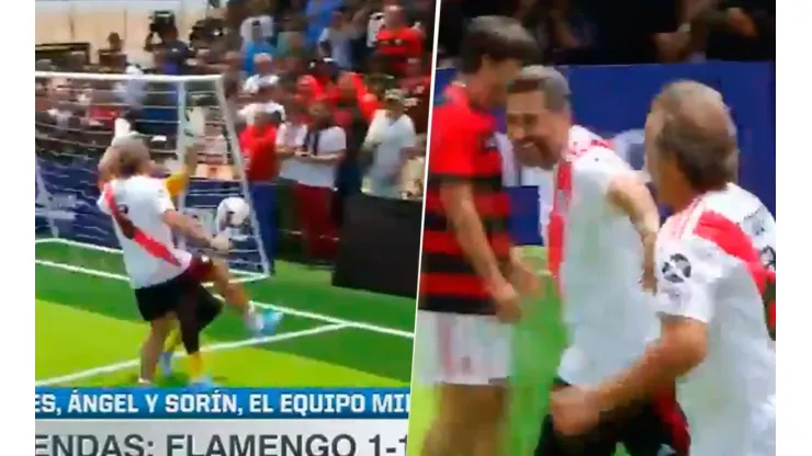 Ruggeri hizo enloquecer a todo 90 Minutos con un golazo en un picado