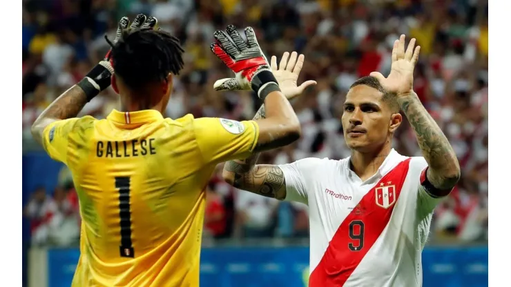 Gallese y Guerrero quedaron segundos en la última Copa América.
