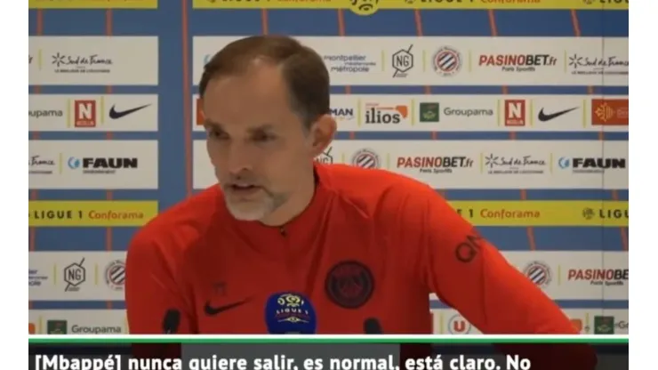 Tuchel habló sobre su discusión con Mbappé al sustituirlo ante Montpellier