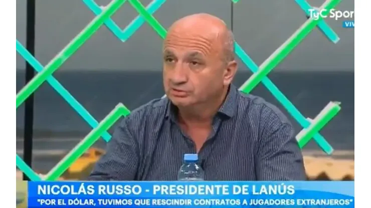 El presidente de Lanús se la pudrió a "los cinco grandes" del fútbol argentino: "Manejan la Superliga"