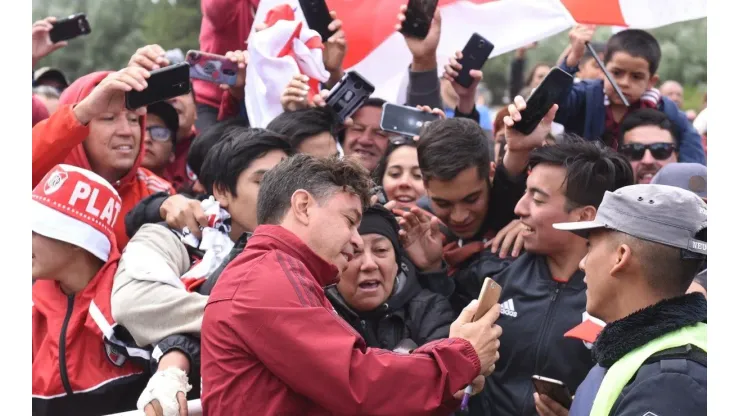 El enorme gesto de Gallardo con los hinchas que acompañan a River