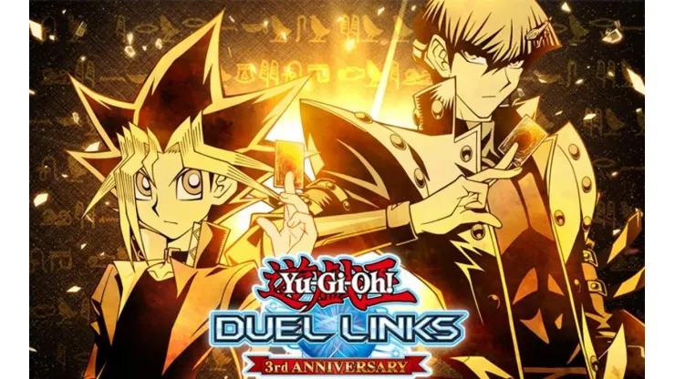 3° Aniversario de Yu-Gi-Oh! Duel Links ¡Nuevo Dragón Alado de Ra y muchas recompensas!