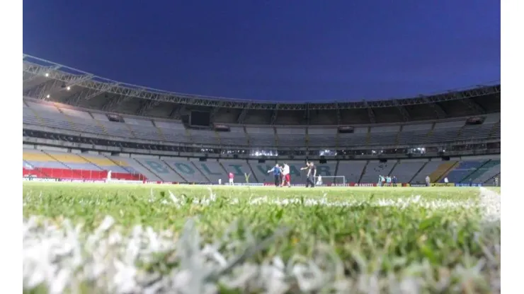 Universitario de Deportes reconoció el estadio el último lunes.
