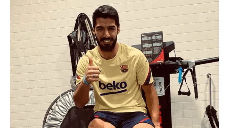 Luis Suárez subió foto en plena recuperación y enseguida comentó Anto Roccuzzo