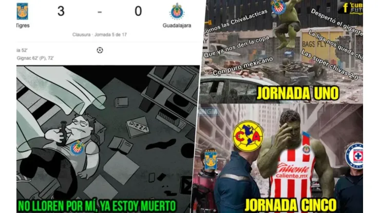 No podían faltar: los memes tras la goleada de Tigres a las Súper Chivas