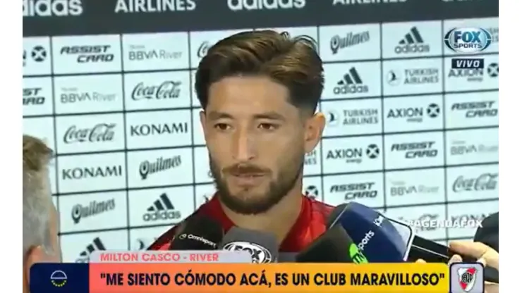 Casco, sobre la Selección: "Ojalá tenga la oportunidad de ser convocado"