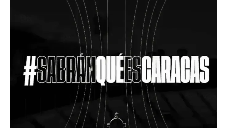 El tuit de Caracas antes de enfrentar a Boca por Copa Libertadores